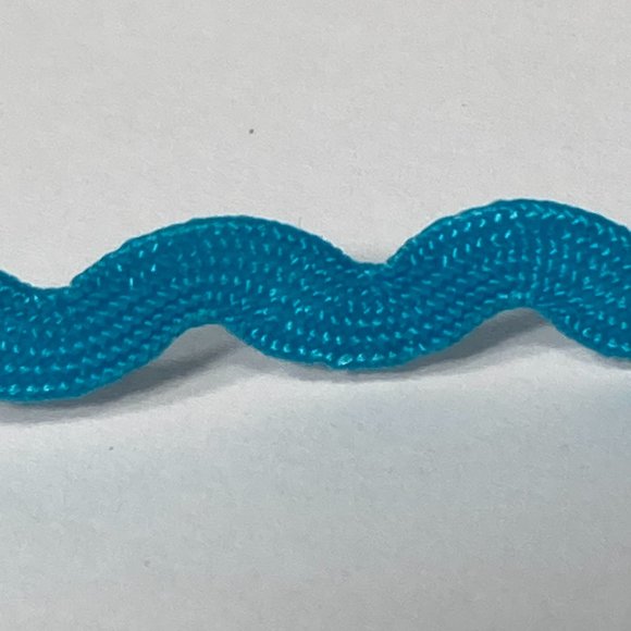 Light Blue Ric Rac Trim Ribbon Offray 12 Rolls Craft Scrapbook Card Making Gifts - Picture 11 of 15